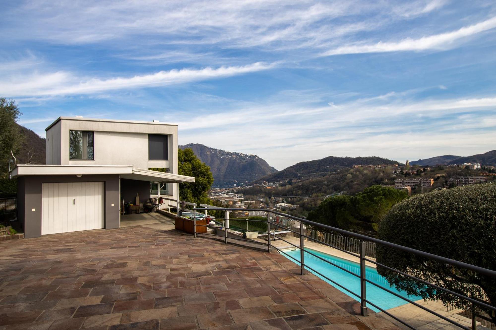 Veralto - Modern Suite With Como Lake View Vacallo Extérieur photo
